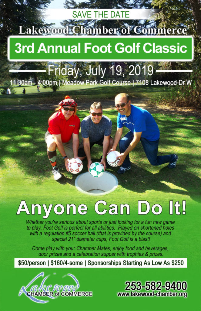 3rd Annual FootGolf - July 19th at Meadow Park Golf Course
